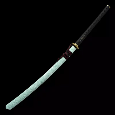 Grönt Saya Naginata svärd 風雲海龍
