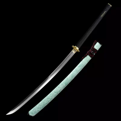 Grönt Saya Naginata svärd