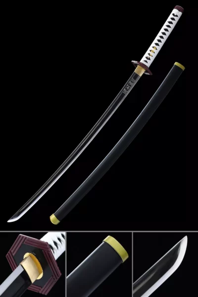 Giyu Tomiokas svärd, Demon Slayer Sword, Kimetsu no Yaiba Sword - Nichirin Sword